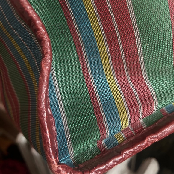 Balenciaga mesh bag with leather - Picture 3 of 4